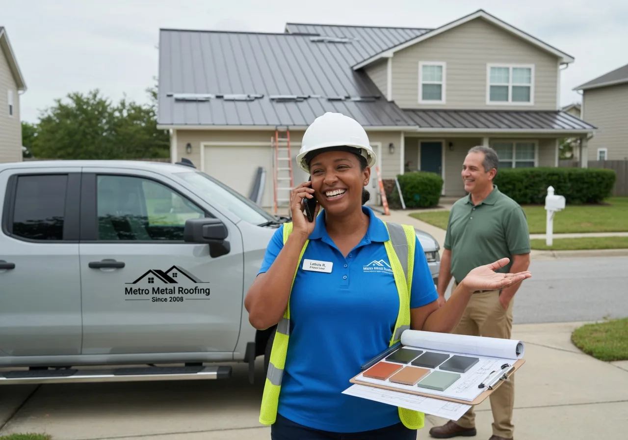 Storm Damage Metal Roof Repair in Waynesville, IL